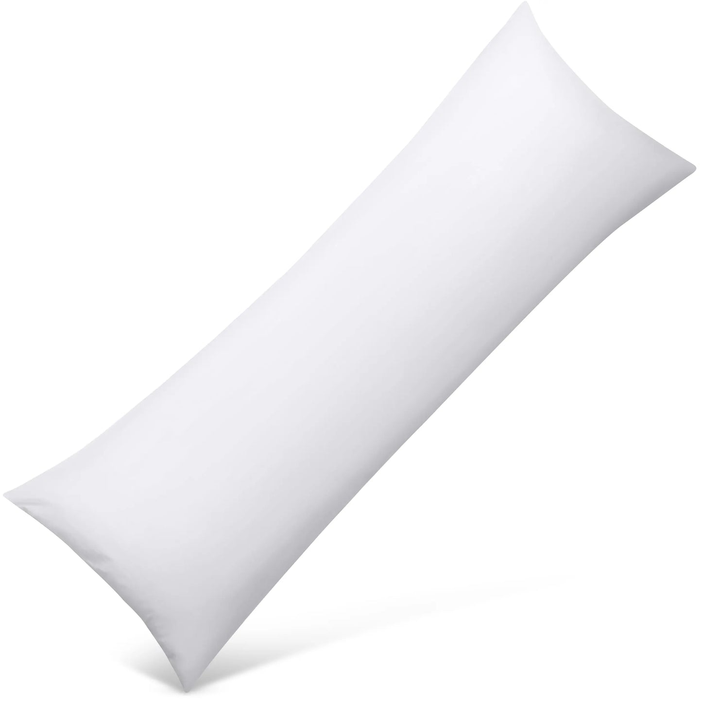 Long Body Pillow – Supportive Bolster Positioner – Soft Durable Bed Accessory for Side Sleepers & Comfort