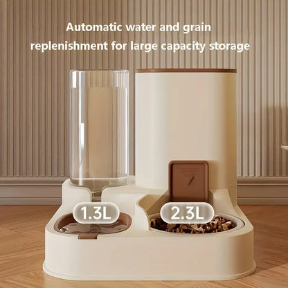 2 in 1 Automatic Pet Feeder & Water Dispenser for Cats and Dogs