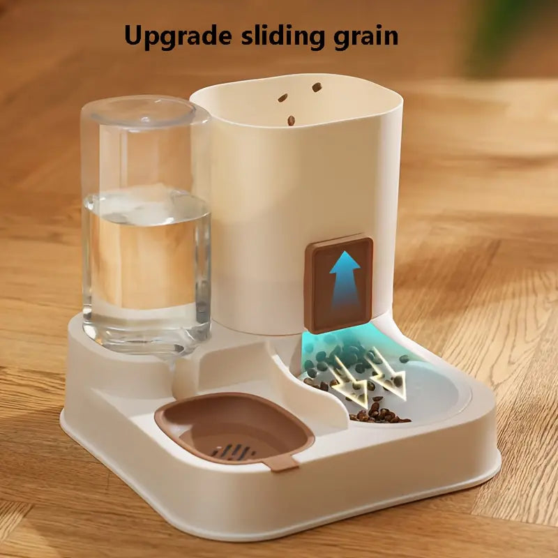 2 in 1 Automatic Pet Feeder & Water Dispenser for Cats and Dogs
