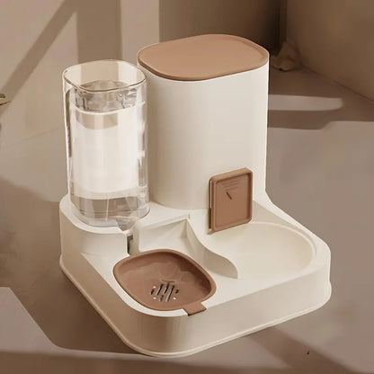 2 in 1 Automatic Pet Feeder & Water Dispenser for Cats and Dogs
