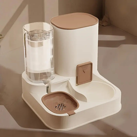 2 in 1 Automatic Pet Feeder & Water Dispenser for Cats and Dogs