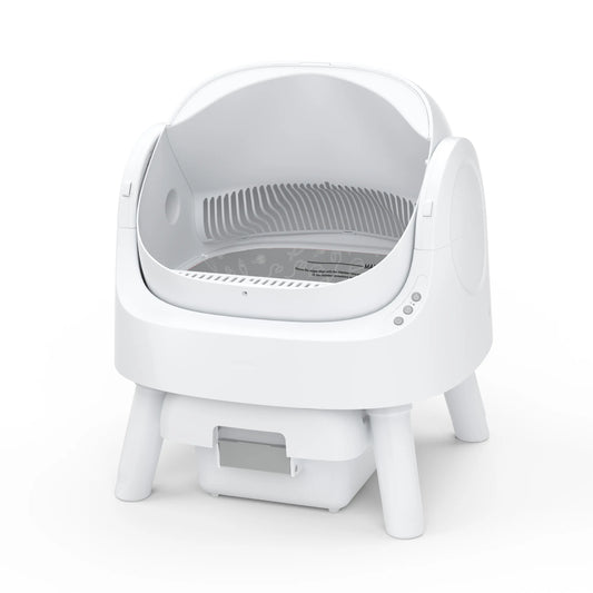 Automatic Self Cleaning Cat Litter Box with Hands Free Scooping