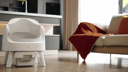 Automatic Self Cleaning Cat Litter Box with Hands Free Scooping