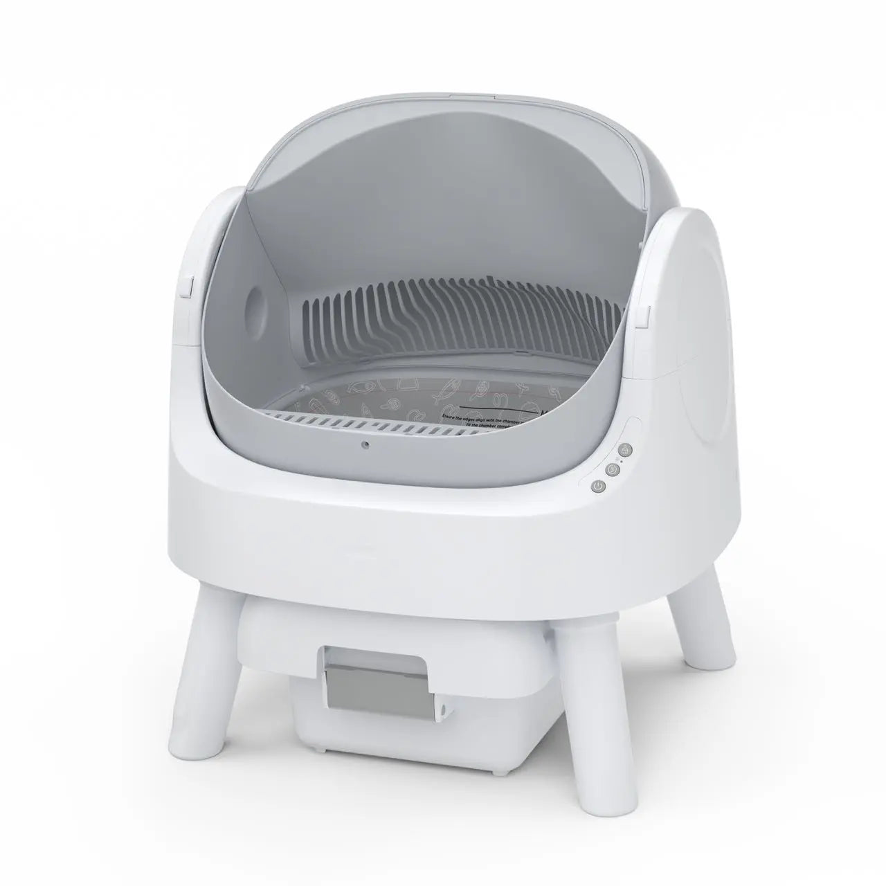 Automatic Self Cleaning Cat Litter Box with Hands Free Scooping