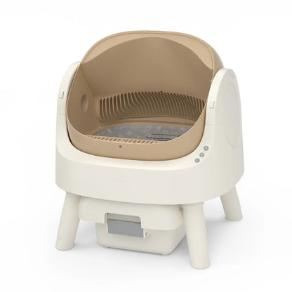 Automatic Self Cleaning Cat Litter Box with Hands Free Scooping