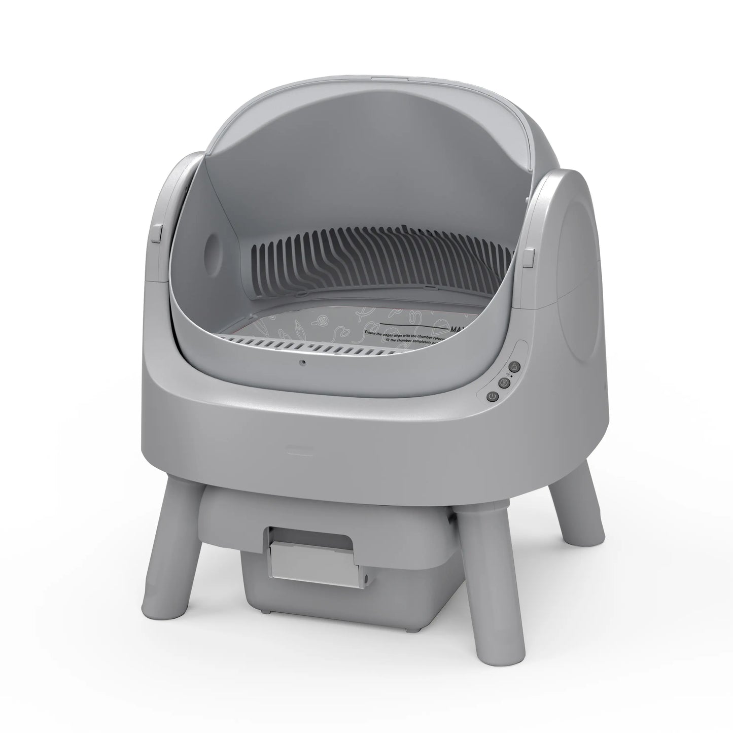 Automatic Self Cleaning Cat Litter Box with Hands Free Scooping