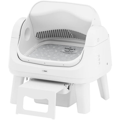 Smart Automatic Self Cleaning Cat Litter Box with Safety Protection