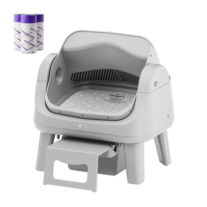 Smart Automatic Self Cleaning Cat Litter Box with Safety Protection